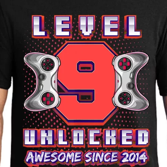 Level 9 Unlocked Awesome 2014 Video Game 9th Birthday Boy Pajama Set