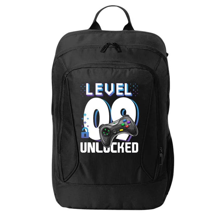 Level 9 Unlocked Funny Video Gamer 9th Birthday Gift For Gamers City Backpack