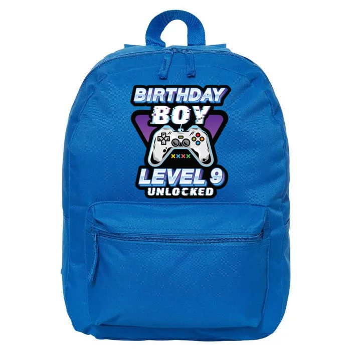 Level 9 Unlocked 2013 Bday Video Game 9th Birthday Gamer Gift 16 in Basic Backpack