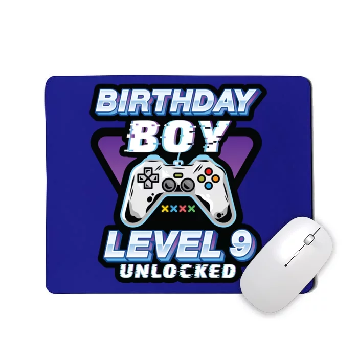 Level 9 Unlocked 2013 Bday Video Game 9th Birthday Gamer Gift Mousepad