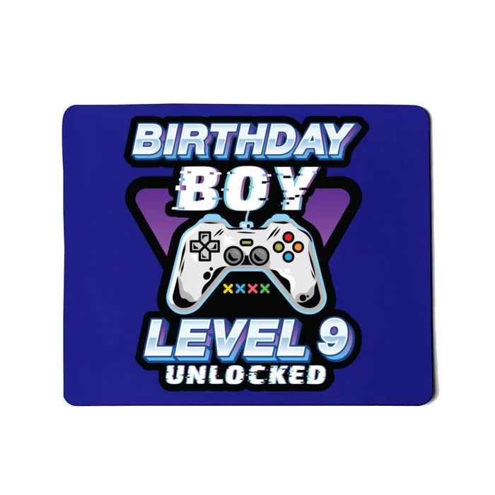 Level 9 Unlocked 2013 Bday Video Game 9th Birthday Gamer Gift Mousepad