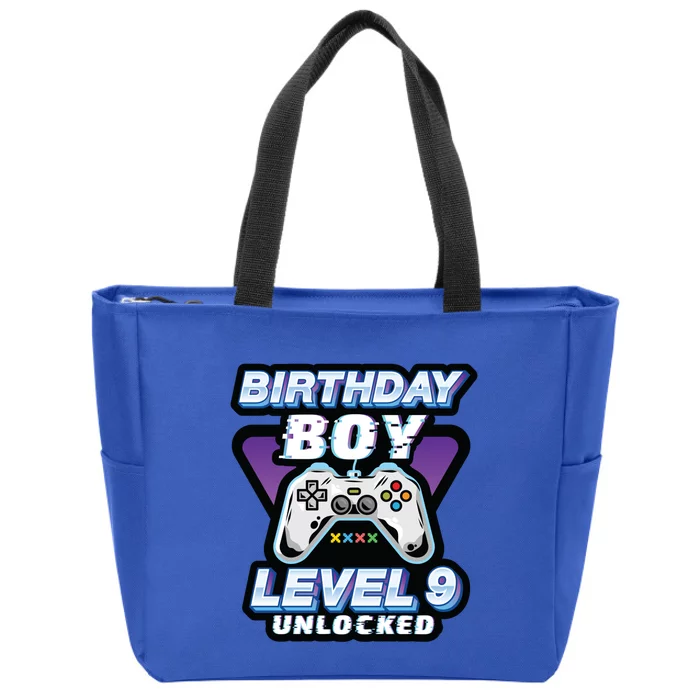 Level 9 Unlocked 2013 Bday Video Game 9th Birthday Gamer Gift Zip Tote Bag