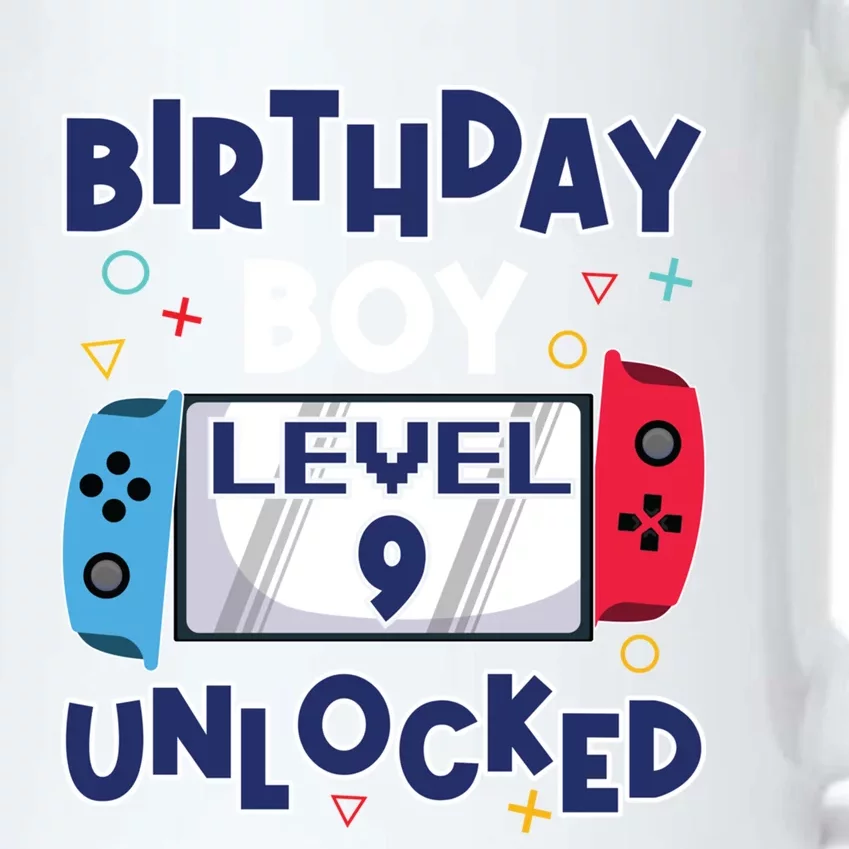 Level 9 Unlocked Gamer 9th Birthday Celebration Gift Black Color Changing Mug