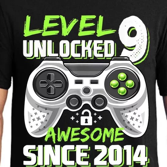 Level 9 Unlocked Awesome 2014 Video Game 9th Birthday Boy Pajama Set