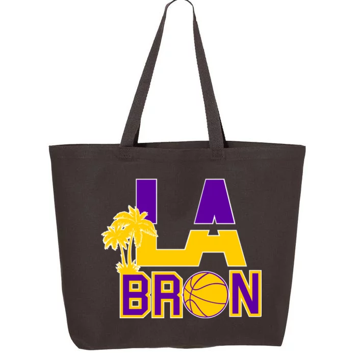 LA Bron Basketball Palm Tree Logo 25L Jumbo Tote