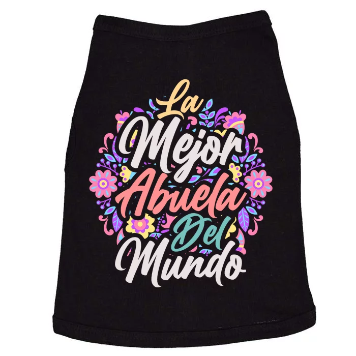 La Mejor Abuela del Mundo Hispanic Grandma & Mother's Day Doggie Tank