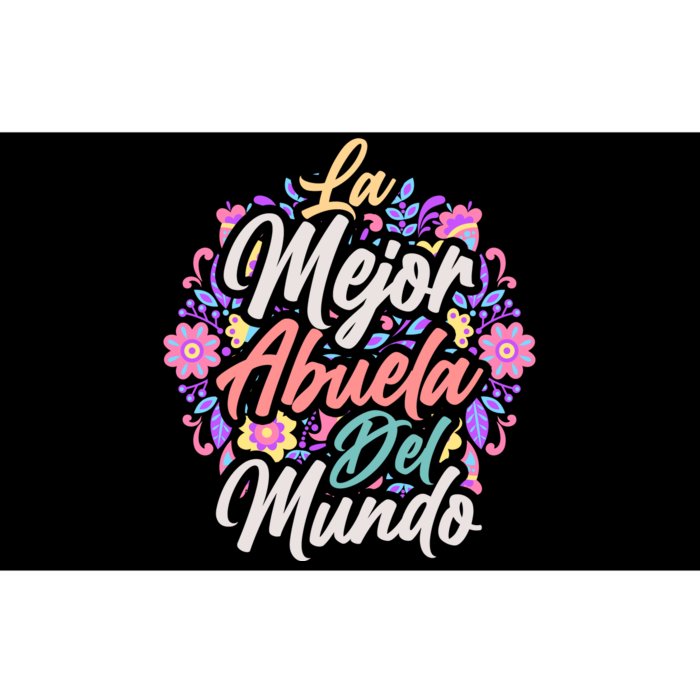 La Mejor Abuela del Mundo Hispanic Grandma & Mother's Day Bumper Sticker