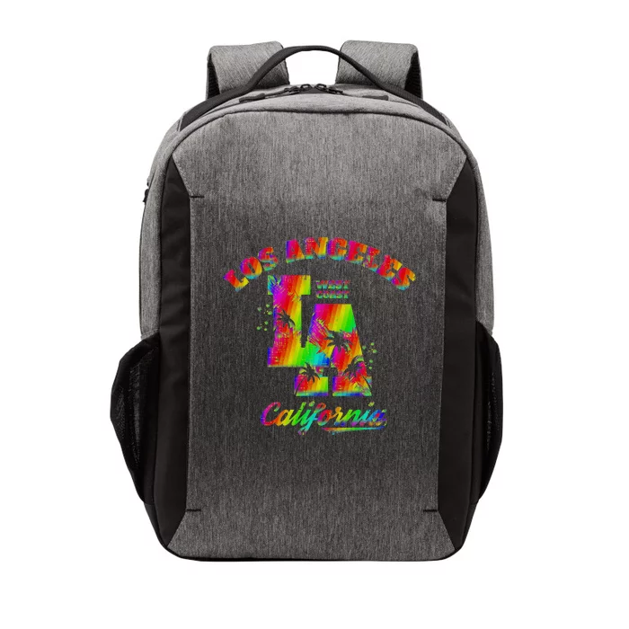 LA Retro Los Angeles Colors Vector Backpack