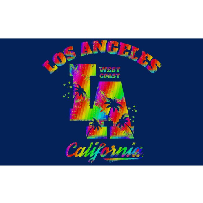 LA Retro Los Angeles Colors Bumper Sticker