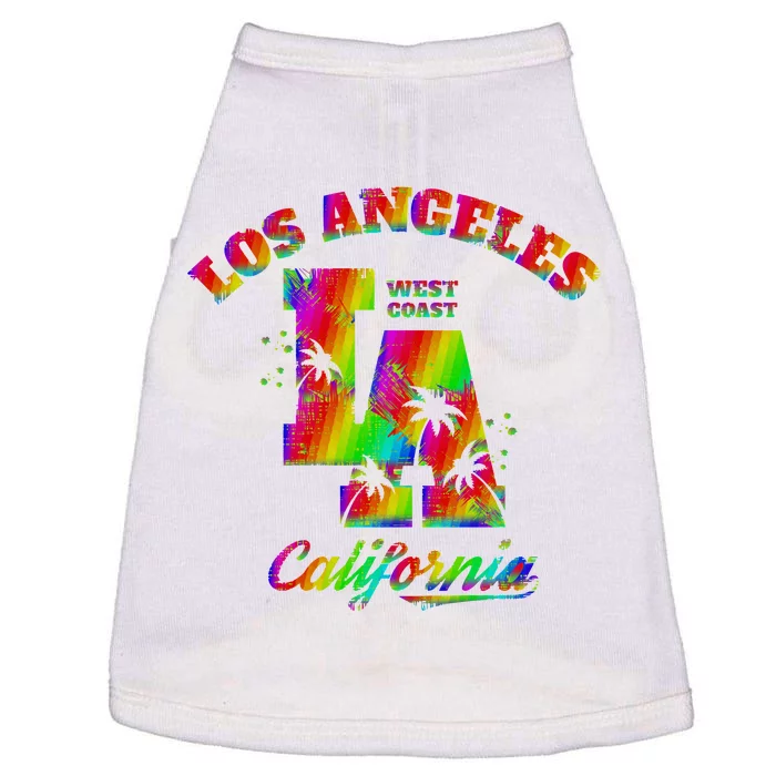 LA Retro Los Angeles Colors Doggie Tank