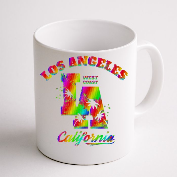 LA Retro Los Angeles Colors Front & Back Coffee Mug