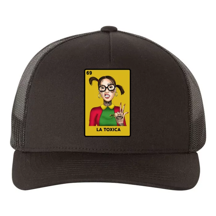 La Toxica 69 Lottery Card Yupoong Adult 5-Panel Trucker Hat