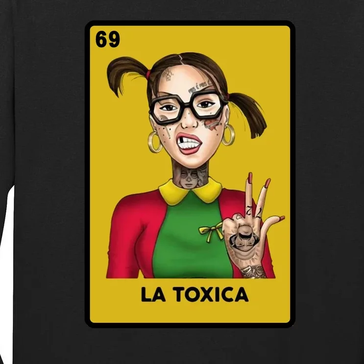 La Toxica 69 Lottery Card Tall Long Sleeve T-Shirt