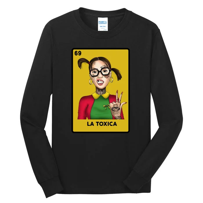 La Toxica 69 Lottery Card Tall Long Sleeve T-Shirt