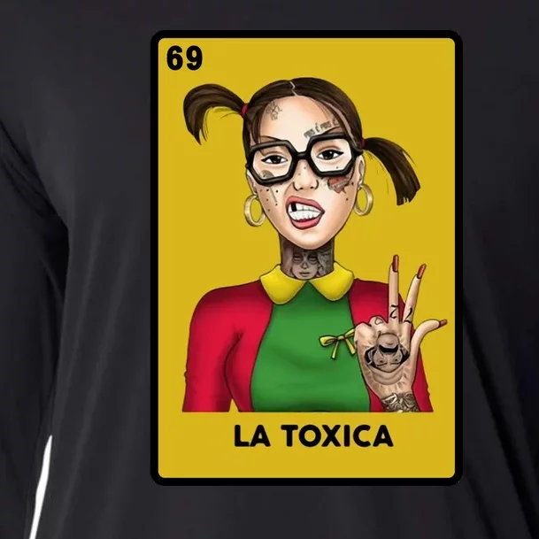 La Toxica 69 Lottery Card Cooling Performance Long Sleeve Crew