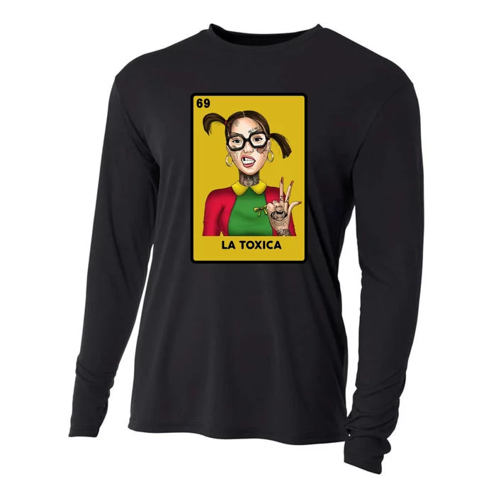 La Toxica 69 Lottery Card Cooling Performance Long Sleeve Crew