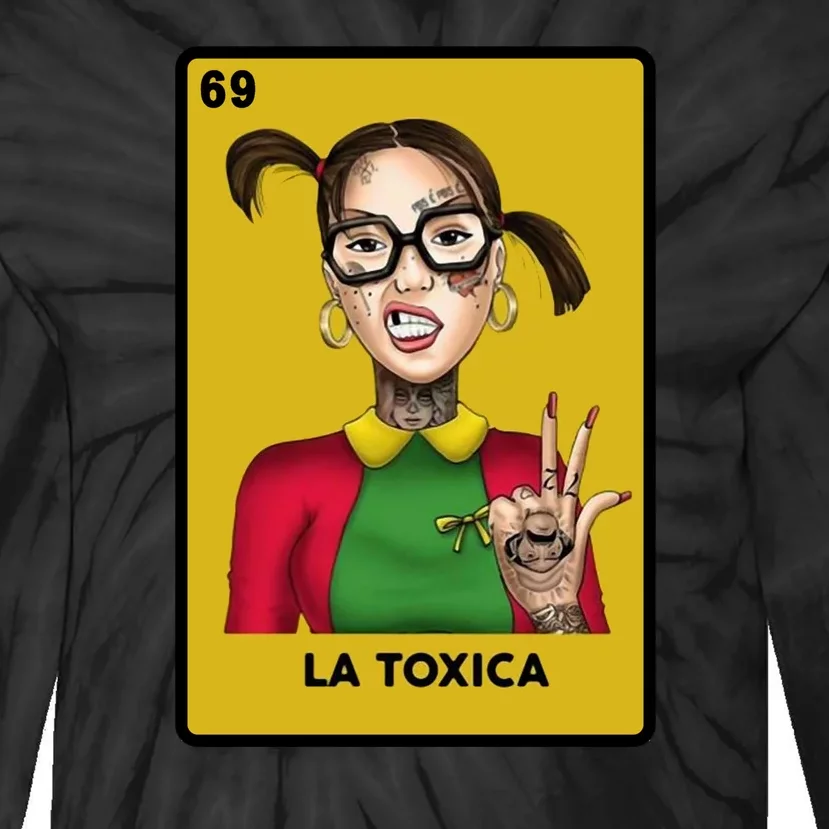 La Toxica 69 Lottery Card Tie-Dye Long Sleeve Shirt