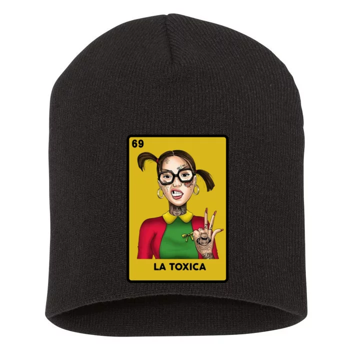 La Toxica 69 Lottery Card Short Acrylic Beanie