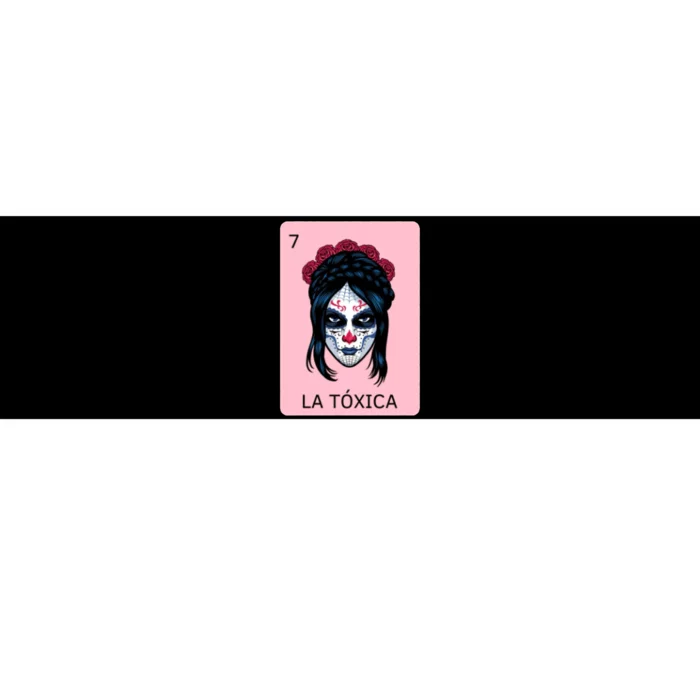 La Toxica Sugar Skull Bumper Sticker