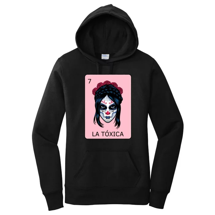 La Toxica Sugar Skull Women's Pullover Hoodie