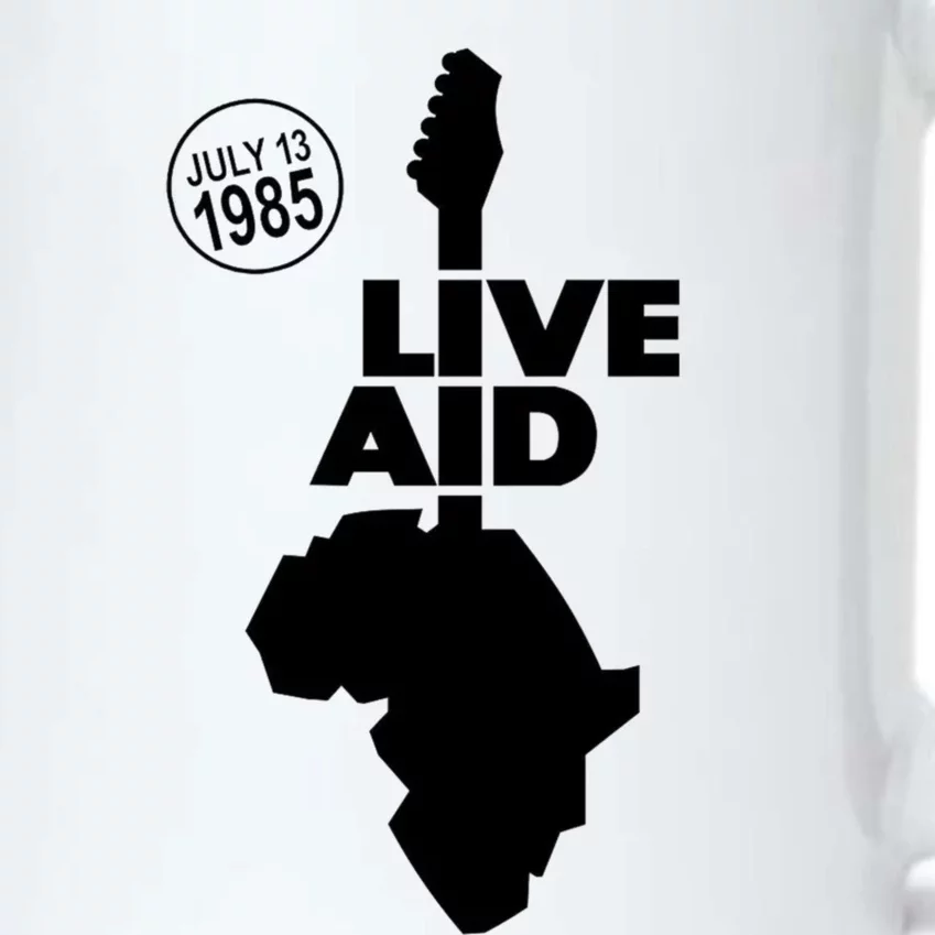 Live Aid 1985 Black Color Changing Mug