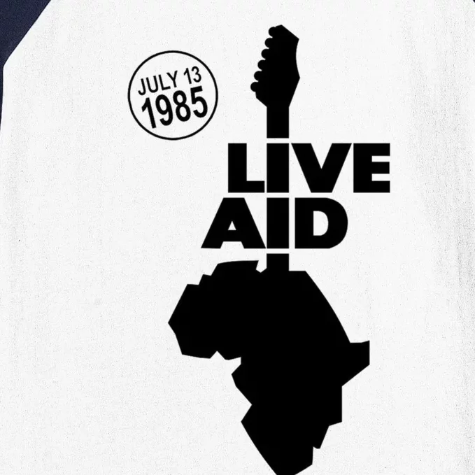 Live Aid 1985 Baseball Sleeve Shirt