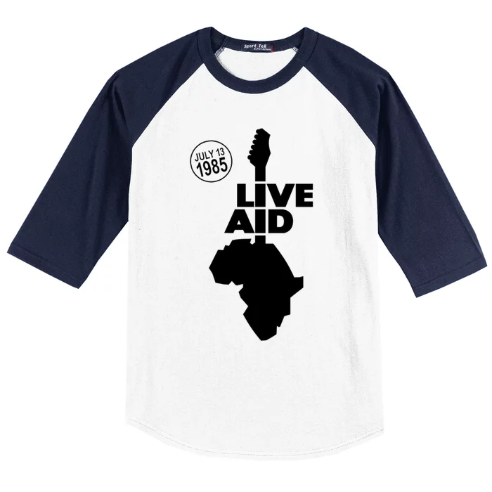 Live Aid 1985 Baseball Sleeve Shirt