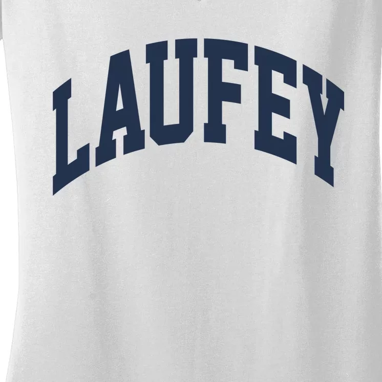 Laufey Academia 2024 Women's V-Neck T-Shirt