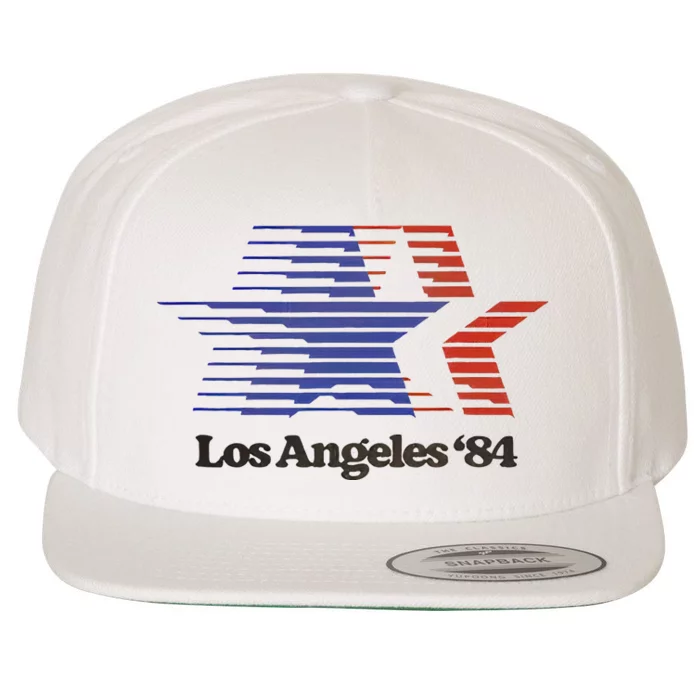 Los Angeles 84 Nostalgic La Retro Vintage Wool Snapback Cap