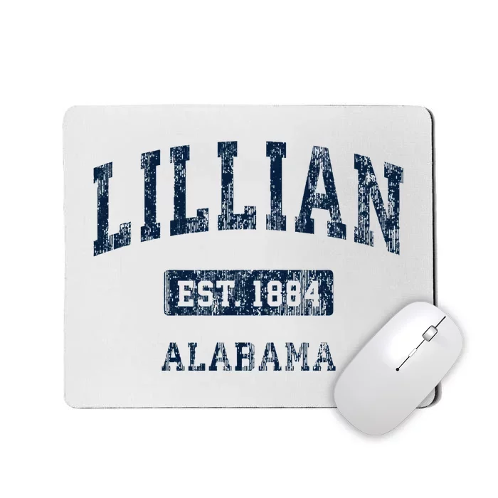 Lillian Alabama Al Vintage Sports Established Mousepad