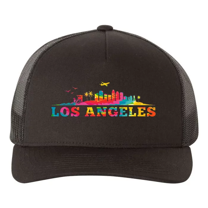 Los Angeles Apparel La Los Angeles Tie Dye Yupoong Adult 5-Panel Trucker Hat