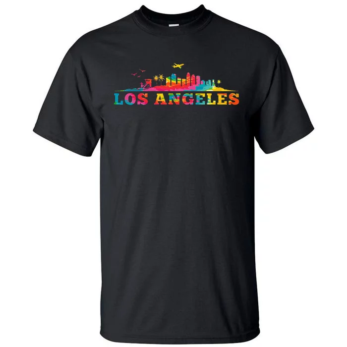 Los Angeles Apparel La Los Angeles Tie Dye Tall T-Shirt