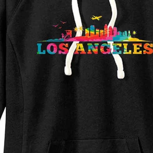 Los Angeles Apparel La Los Angeles Tie Dye Women's Fleece Hoodie