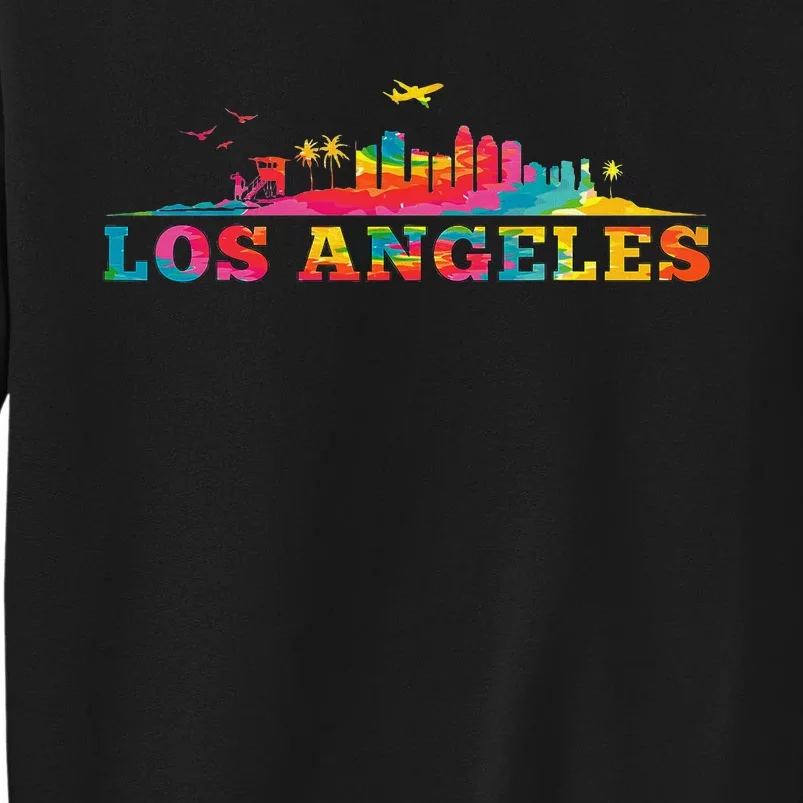 Los Angeles Apparel La Los Angeles Tie Dye Tall Sweatshirt