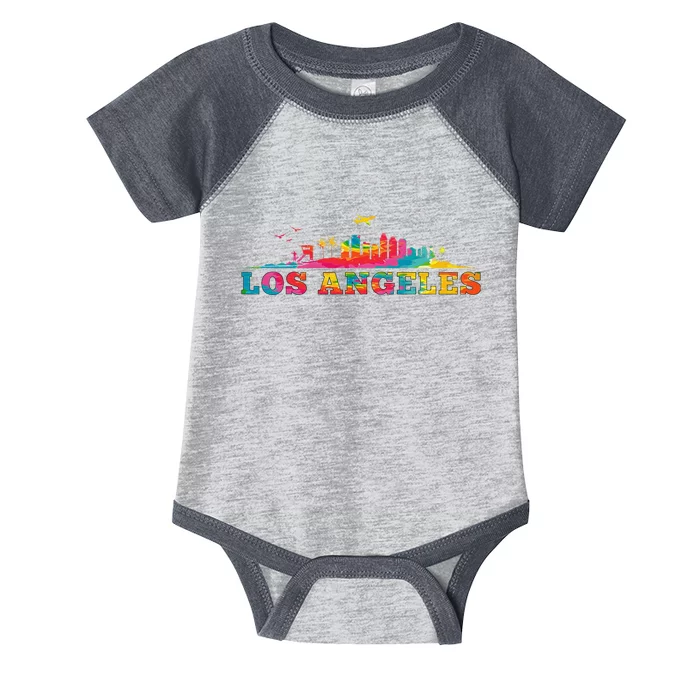 Los Angeles Apparel La Los Angeles Tie Dye Infant Baby Jersey Bodysuit