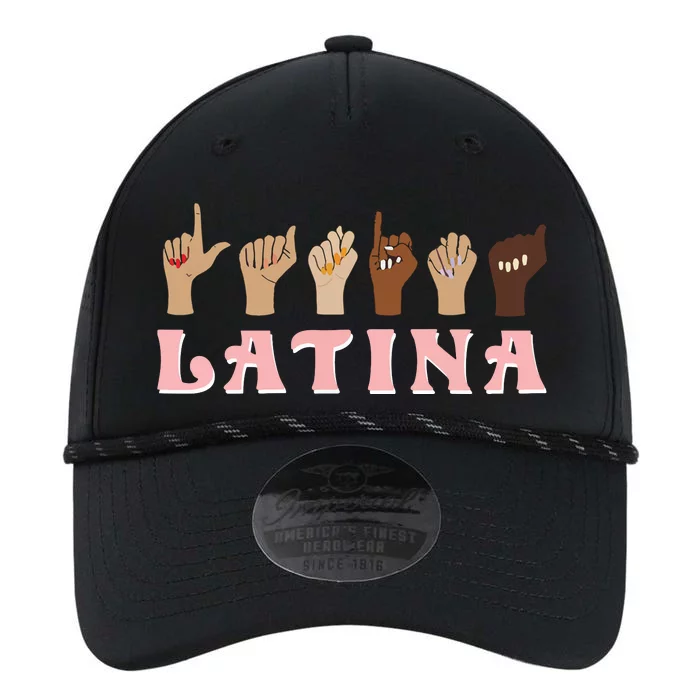 Latina ASL American Sign Language Latina Power ASL Teacher Performance The Dyno Cap