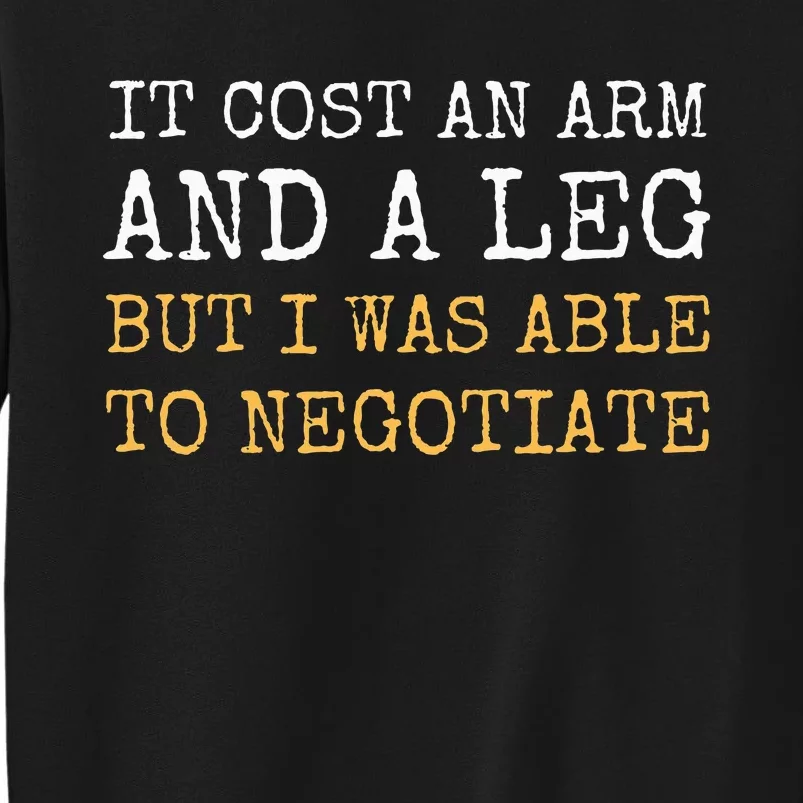 Leg Arm Amputee Funny Prosthetic Amputation Tall Sweatshirt