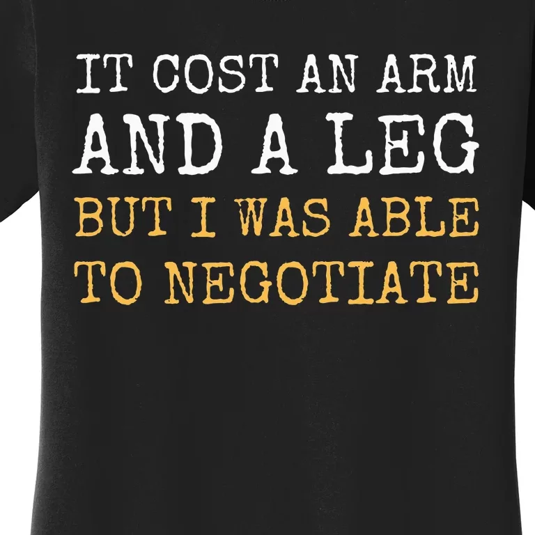 Leg Arm Amputee Funny Prosthetic Amputation Women's T-Shirt