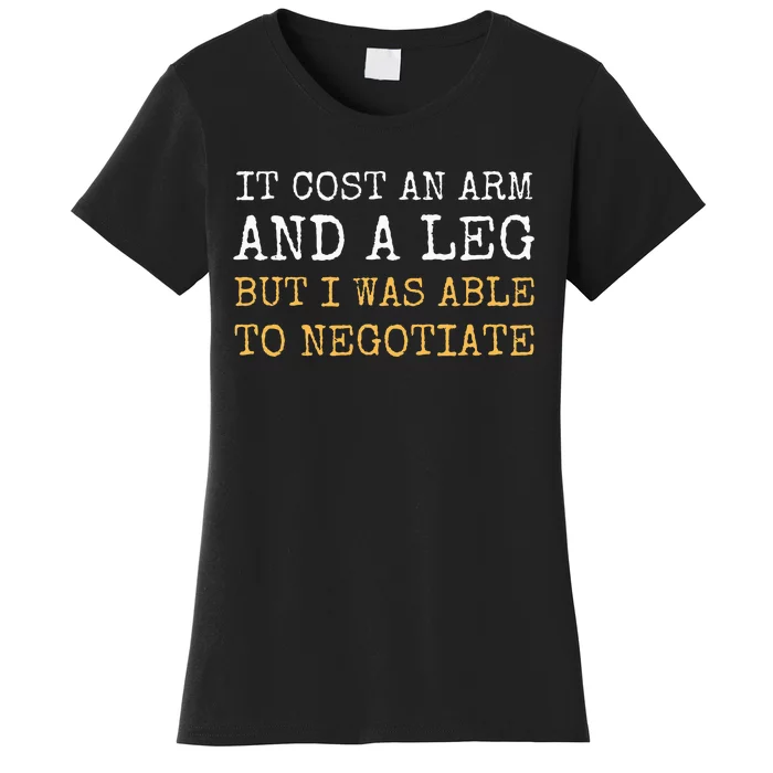 Leg Arm Amputee Funny Prosthetic Amputation Women's T-Shirt