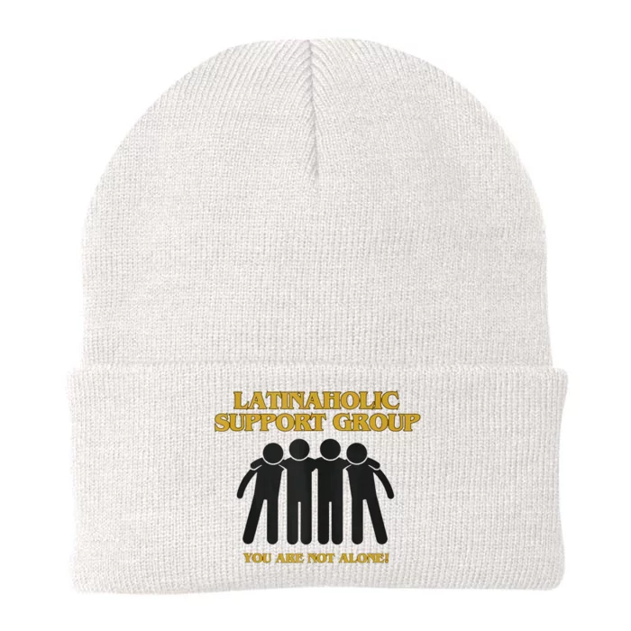 Latinaholic Addiction Awareness You Are Not Alone Knit Cap Winter Beanie