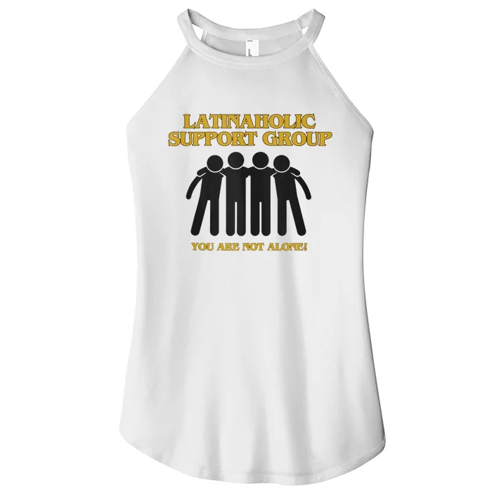 Latinaholic Addiction Awareness You Are Not Alone Women’s Perfect Tri Rocker Tank