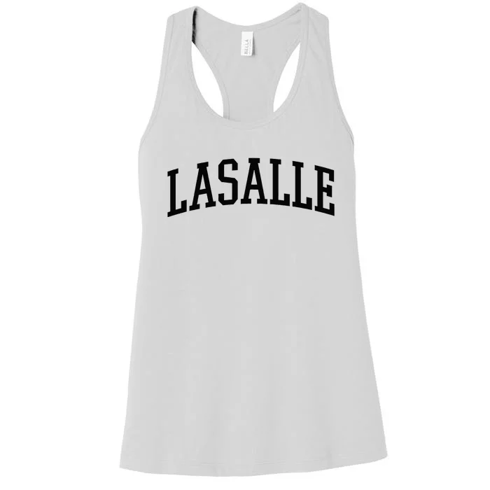 Lasalle Arch Athletic College University Alumni Style Women's Racerback Tank