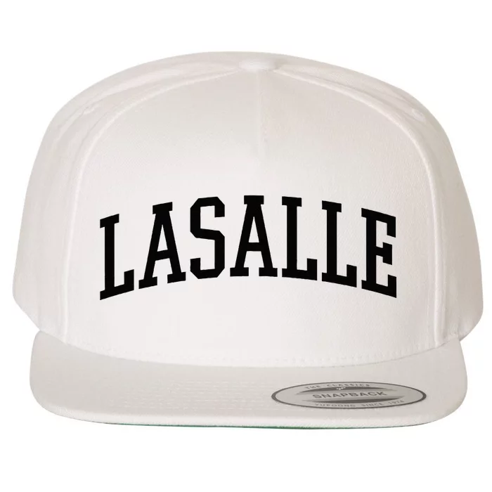 Lasalle Arch Athletic College University Alumni Style Wool Snapback Cap