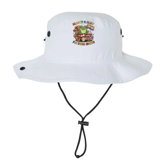 Lgbtq Always A Slut For Equal Rights Funny Frog Legacy Cool Fit Booney Bucket Hat