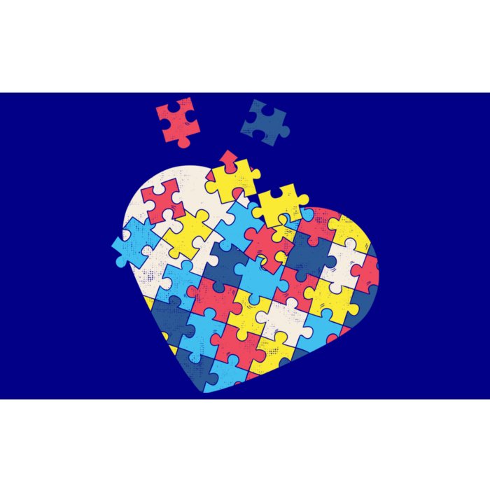 Love Autism Awareness Puzzle Pieces Gift Design Idea Gift Bumper Sticker