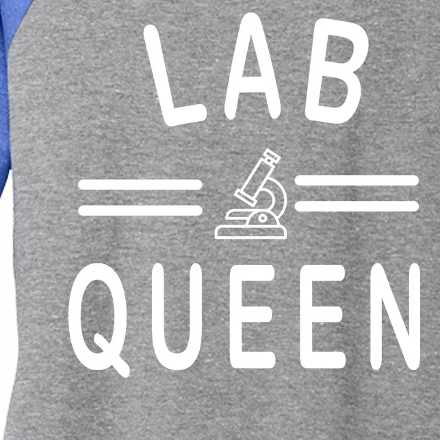 Lab Queen Women's Tri-Blend 3/4-Sleeve Raglan Shirt