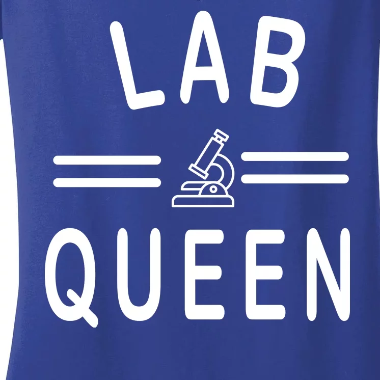 Lab Queen Women's V-Neck T-Shirt