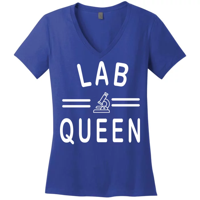 Lab Queen Women's V-Neck T-Shirt