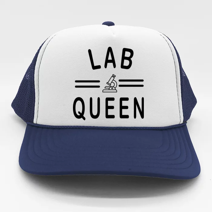 Lab Queen Trucker Hat