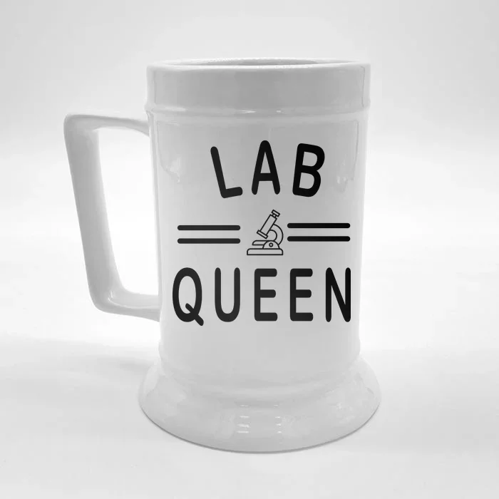 Lab Queen Front & Back Beer Stein